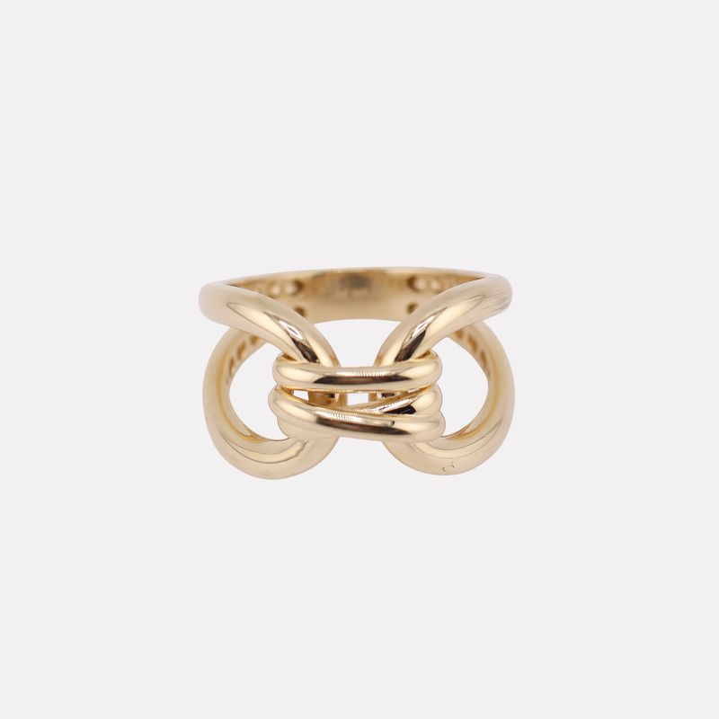 Anillo Enlazado 14K 2.5g #7